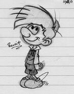 This is the rough draft for Peewit's profile picture. I like it. :3 Drawn on Oct. 6th, 2011.