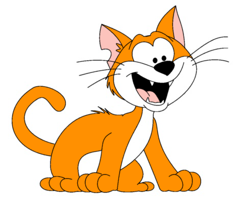 Молодой cartoon cat