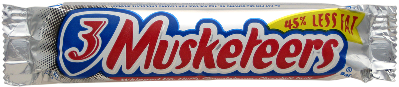 3 Musketeers шоколад