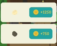 White and Black truffles being sold