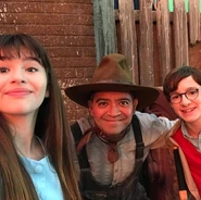 With Malina Weissman and Louis Hynes.