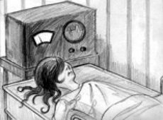 Violet forced to have her head sliced off without her consent.