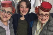 Dylan Kingwell with Jacqueline and Joyce Robbins