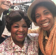 With Cleo King.