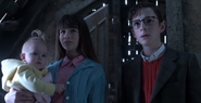 The Baudelaires looking at Olaf.