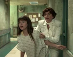 Violet and Babs escaping the hospital.
