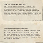 Script Excerpts.
