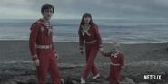 The Baudelaires on Briny Beach.