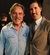 With Don Johnson.