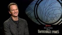 Neil Patrick Harris Backstage with Netflix's "A Series of Unfortunate Events"