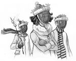 Masked Snow Scouts.