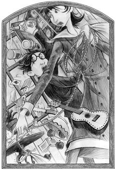 Violet finding methods to slow down the caravan.