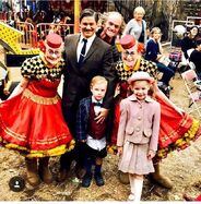 Neil Patrick Harris, his husband David Burtka and their children Harper and Gideon.