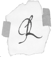R's signature.