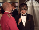 Monty at the Masked Ball.