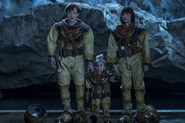 The Baudelaires in diving gear.