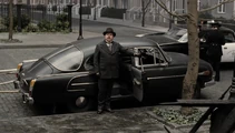 Mr. Poe with his car.