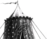 Madame Lulu's fortune telling tent.