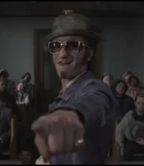 Dupin pointing to the Council of Elders.