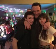 With Louis Hynes and Malina Weissman.