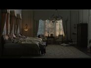 The triplets sharing the same bedroom.