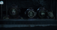 The Baudelaires in diving gear.