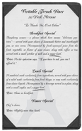 Menu.