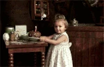 Cake for Beatrice Snicket's 1st birthday