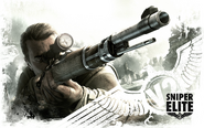 Sniper Elite V2 cover.png (9.37 MB) Karl on a promotional image of Sniper Elite V2.