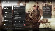 M1 Garand selection screen Sniper Elite 4