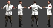 Hitler 3D model in his Afrikakorps attire.