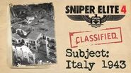 Sniper Elite 4 - "Italy 1943" Story Trailer