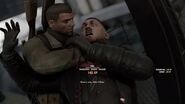 Hitler being killed by Karl Fairburne.