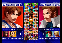 KOF 2003 Character Select Screen