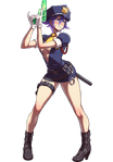 SNK Heroines: Tag Team Frenzy Artwork (Policewoman)