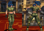 Leona's default outfit, AKA "Normal A".