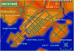 Map of South Town (In Art of Fighting 2)