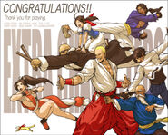 The King of Fighters XI: New Challenger Team artwork by Ogura.