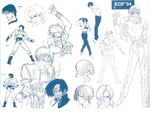 The King of Fighters '94: Concept art.