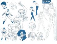 The King of Fighters '94: Concept art.