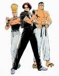 The King of Fighters '94: Japan Team Artwork.