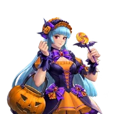 The King of Fighters All Star: Halloween Kula artwork.