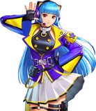 The King of Fighters All Star: Lovely Kula artwork.