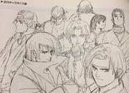 The King of Fighters '96 Kanzen Kouryaku Manual: Illustration by Shinkiro.