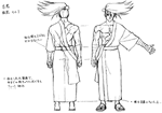 Samurai Shodown V: Concept art.