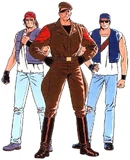 The King of Fighters '94: Ikari Warriors Team artwork.