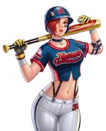 The King of Fighters All Star - Baseball Vanessa (Without Bubblegum).