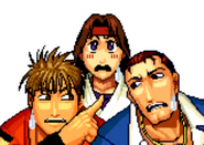 The King of Fighters '96: Art of Fighting Team Ending.