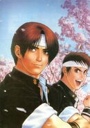 The King of Fighters '97 Promotional illustration by Shinkiro.