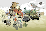 Metal Slug 3: Promotional artwork (alternate)